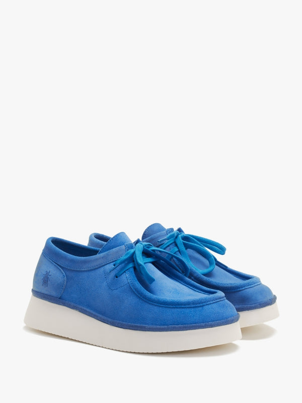 Ceza Denim Suede Lace Up Shoes