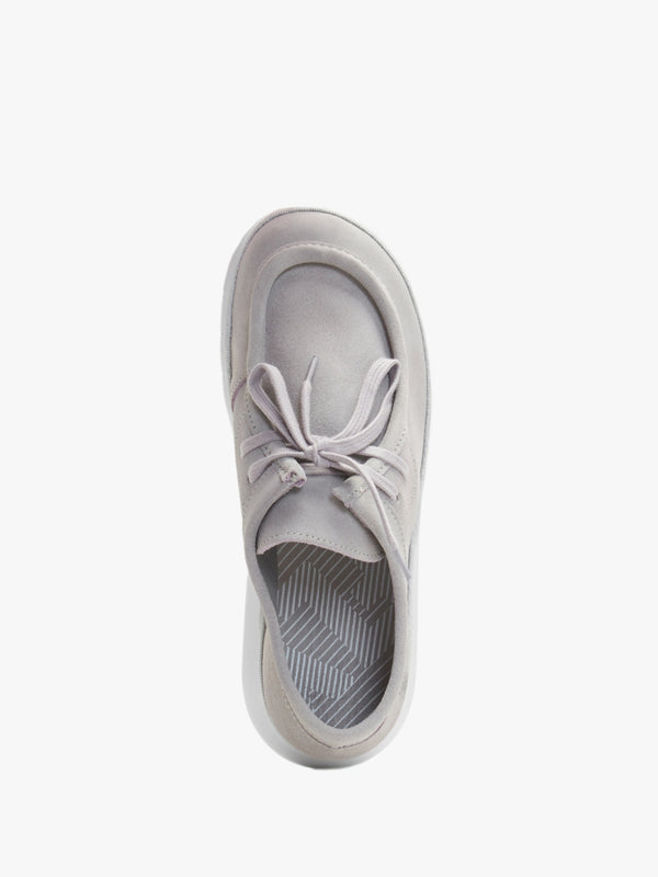 Ceza Light Grey Suede Lace Up Shoes
