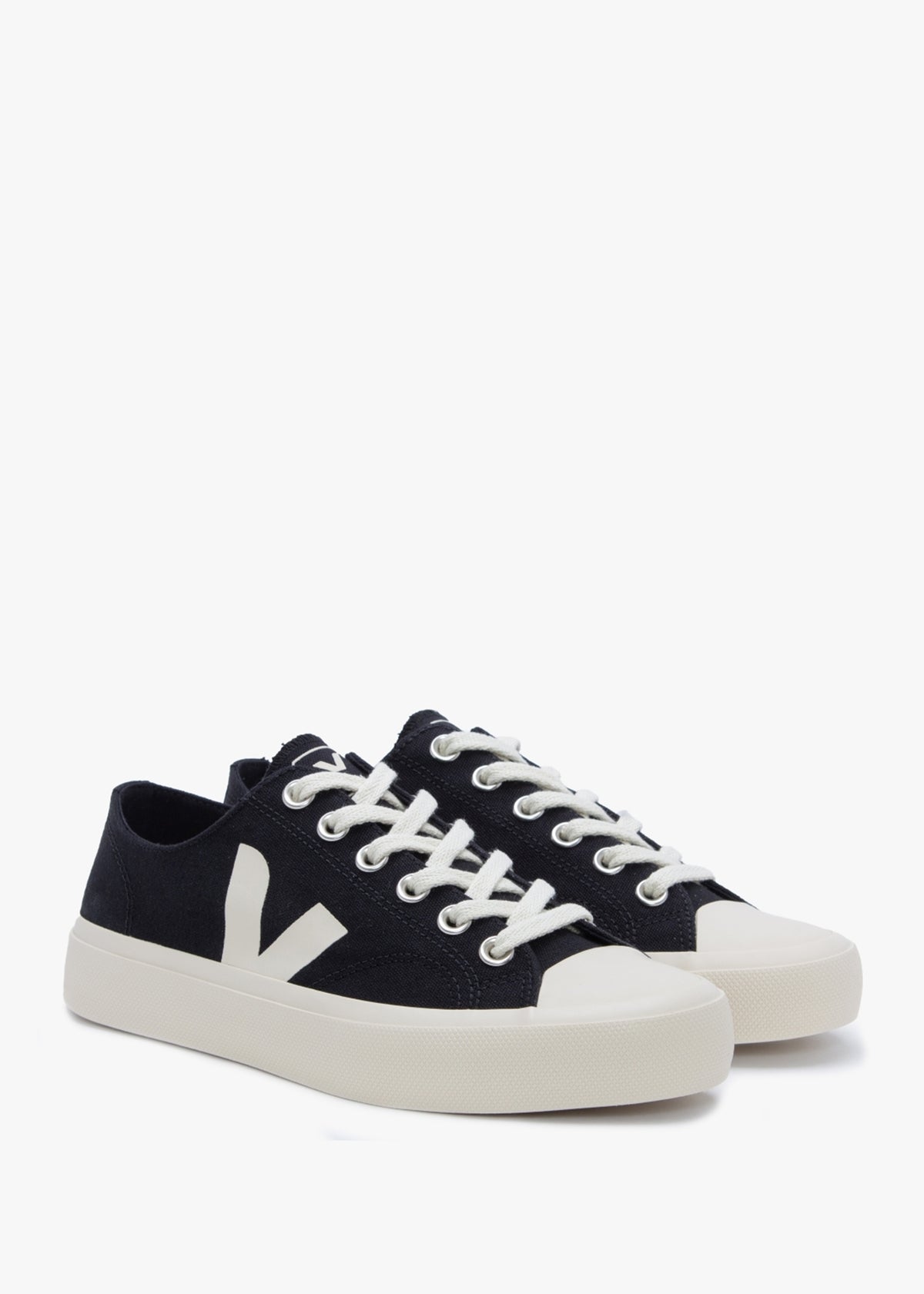 Wata II Low Black Pierre Canvas Trainers