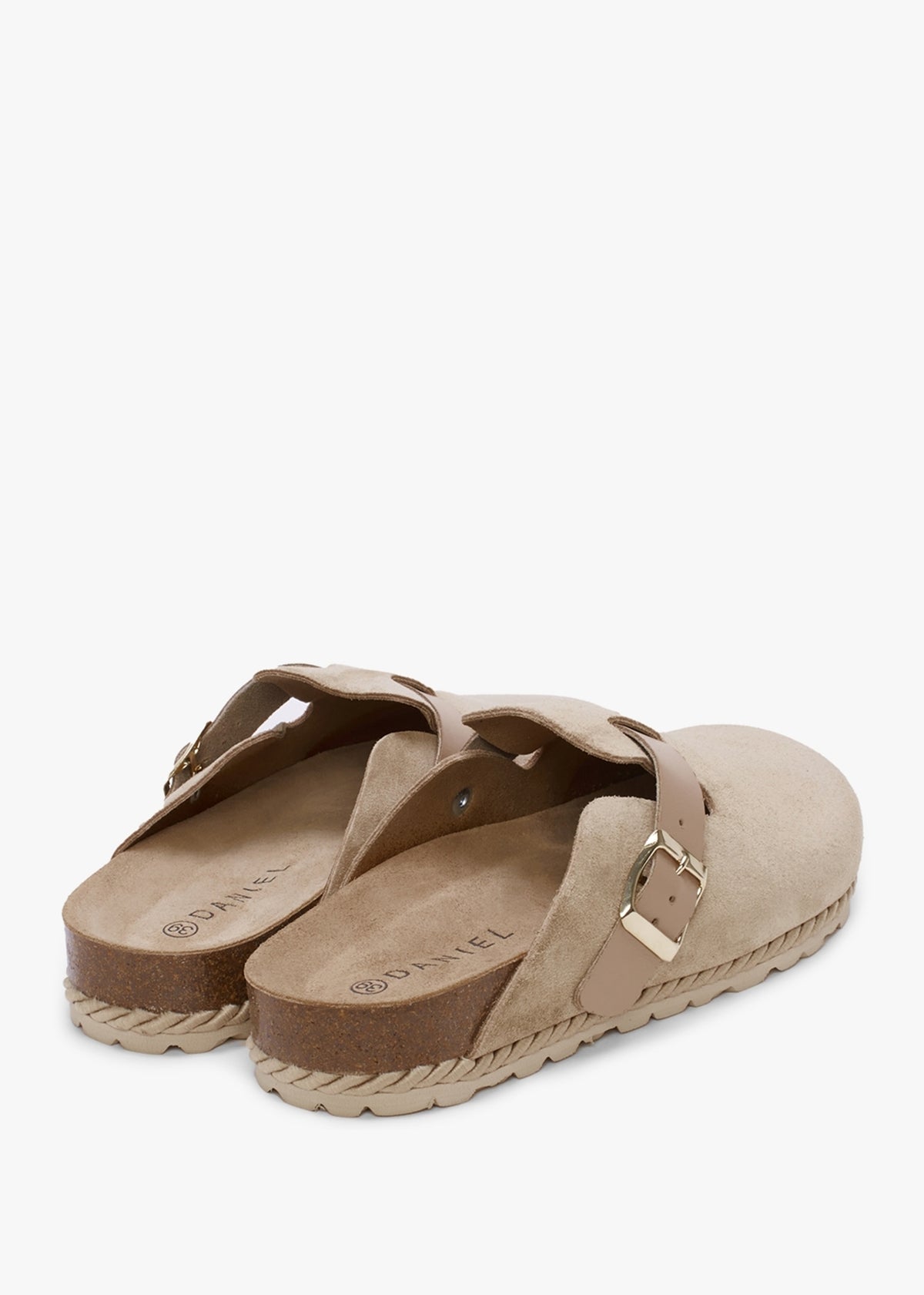 Iclog Rope Beige Suede Clogs