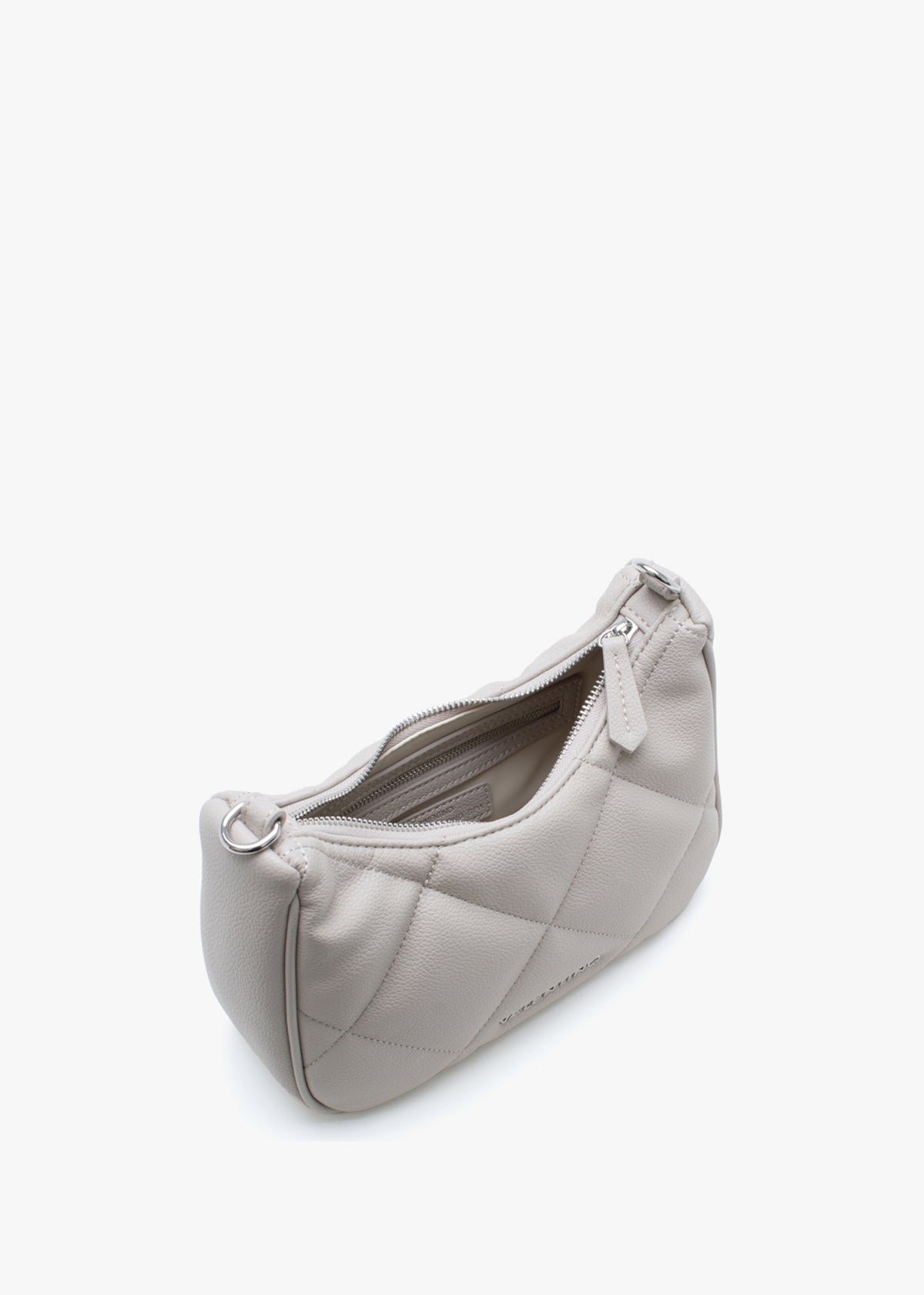Cold Relove Recycle Beige Quilted Cross-Body Bag