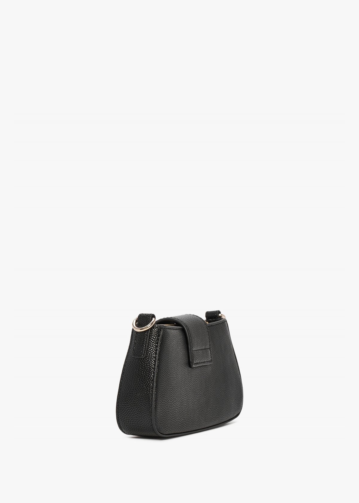 Divina Nero Gold Baguette Bag