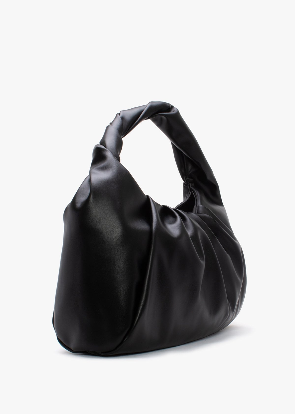 Large Lake Relove Recycle Black Hobo Bag