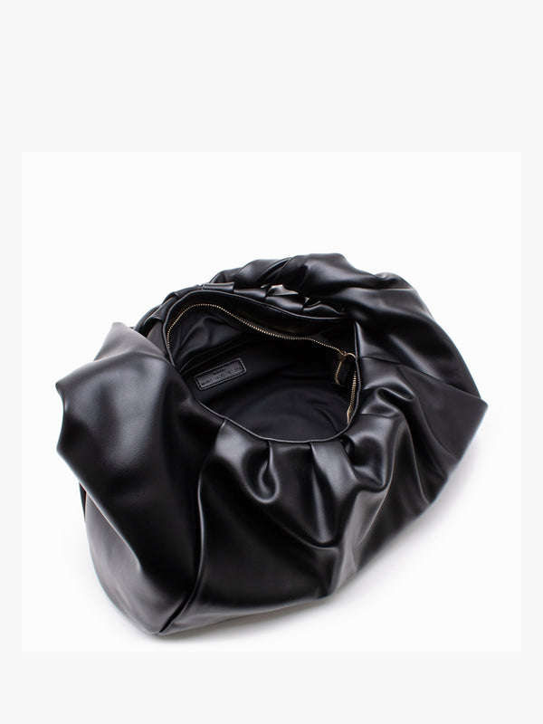Large Lake Relove Recycle Black Hobo Bag