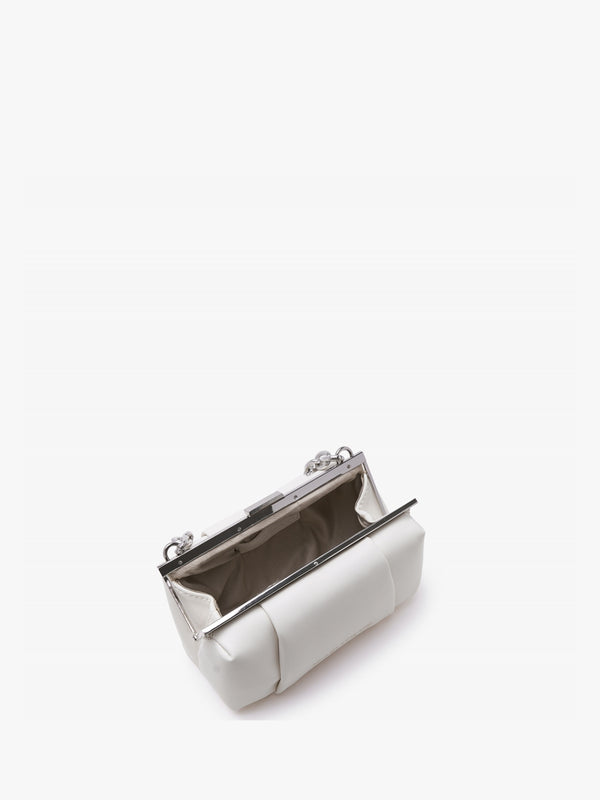 Mini Frame Ecru Shoulder Bag
