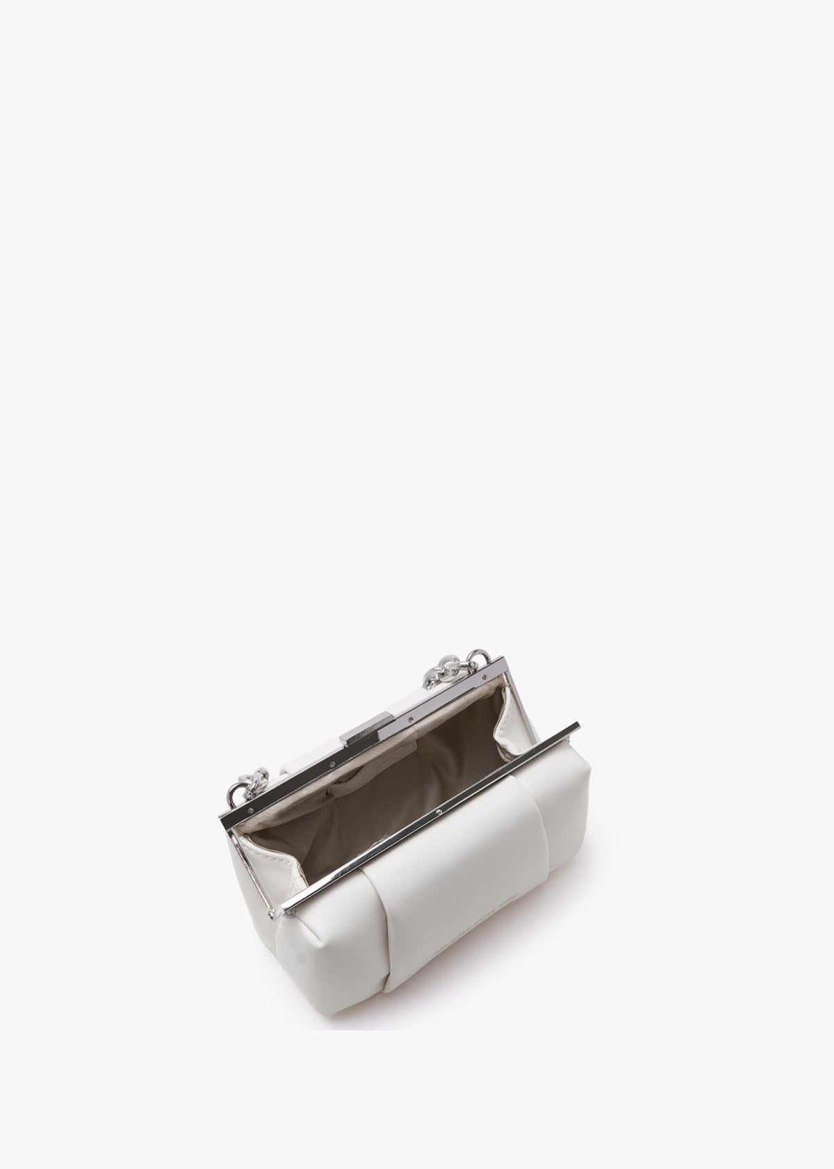 Mini Frame Ecru Shoulder Bag