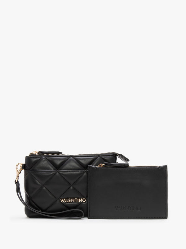 Small Ocarina Quilted Nero Wristlet Wallet
