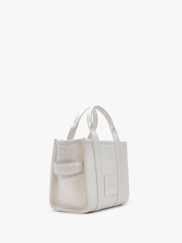 The Leather Small Cotton Silver Tote Bag