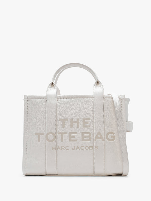 The Leather Small Cotton Silver Tote Bag
