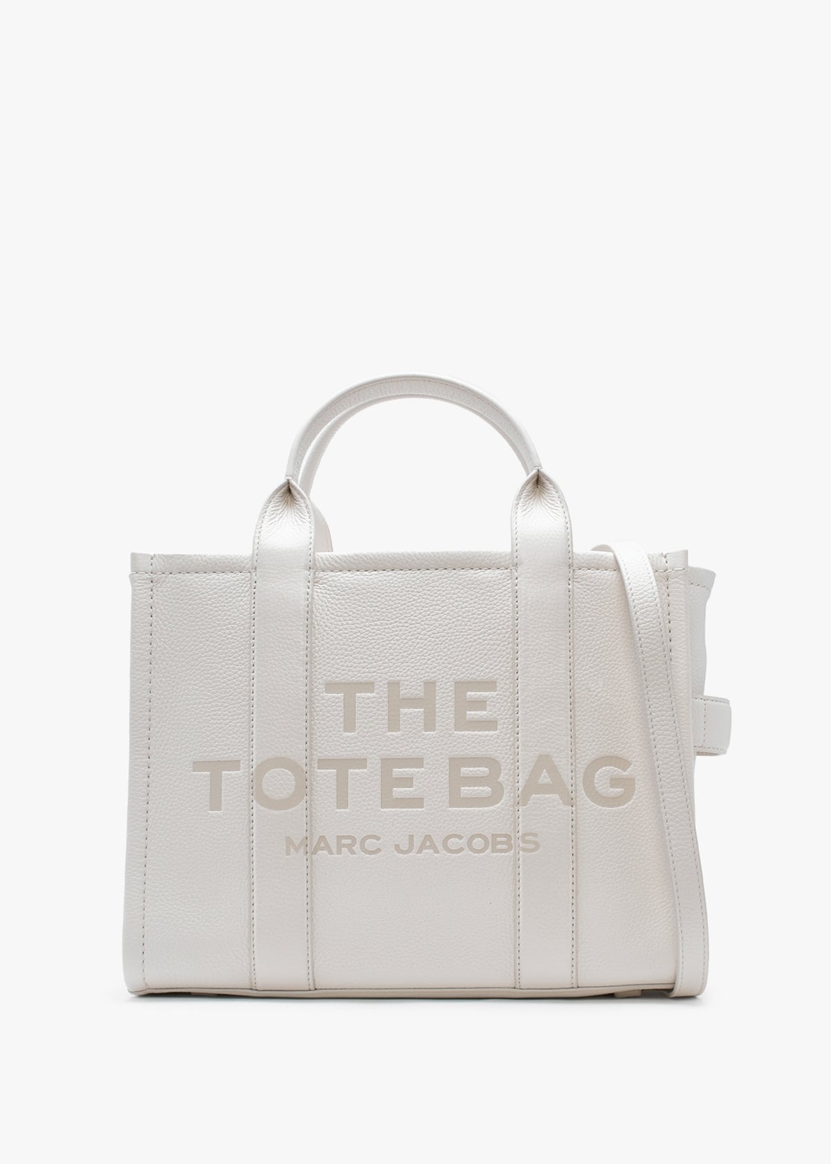 The Leather Small Cotton Silver Tote Bag