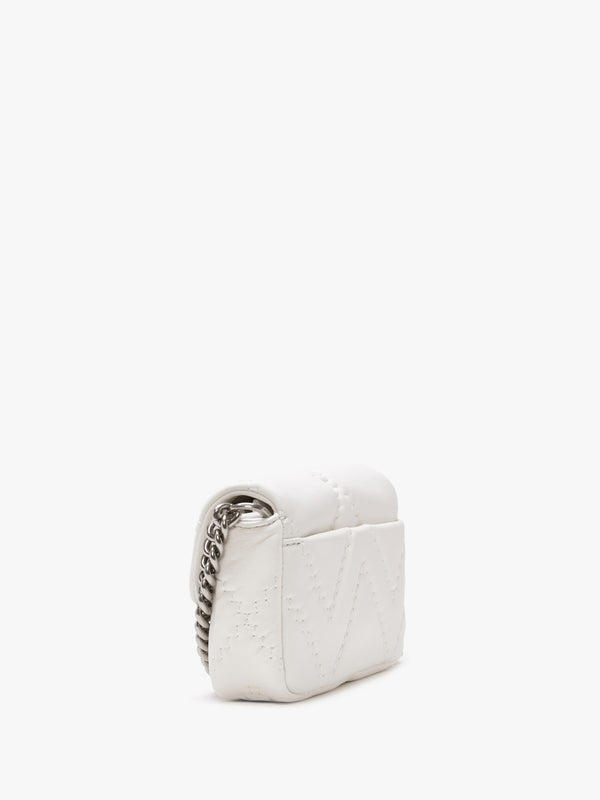 The Quilted Leather J Marc Mini Cotton Shoulder Bag