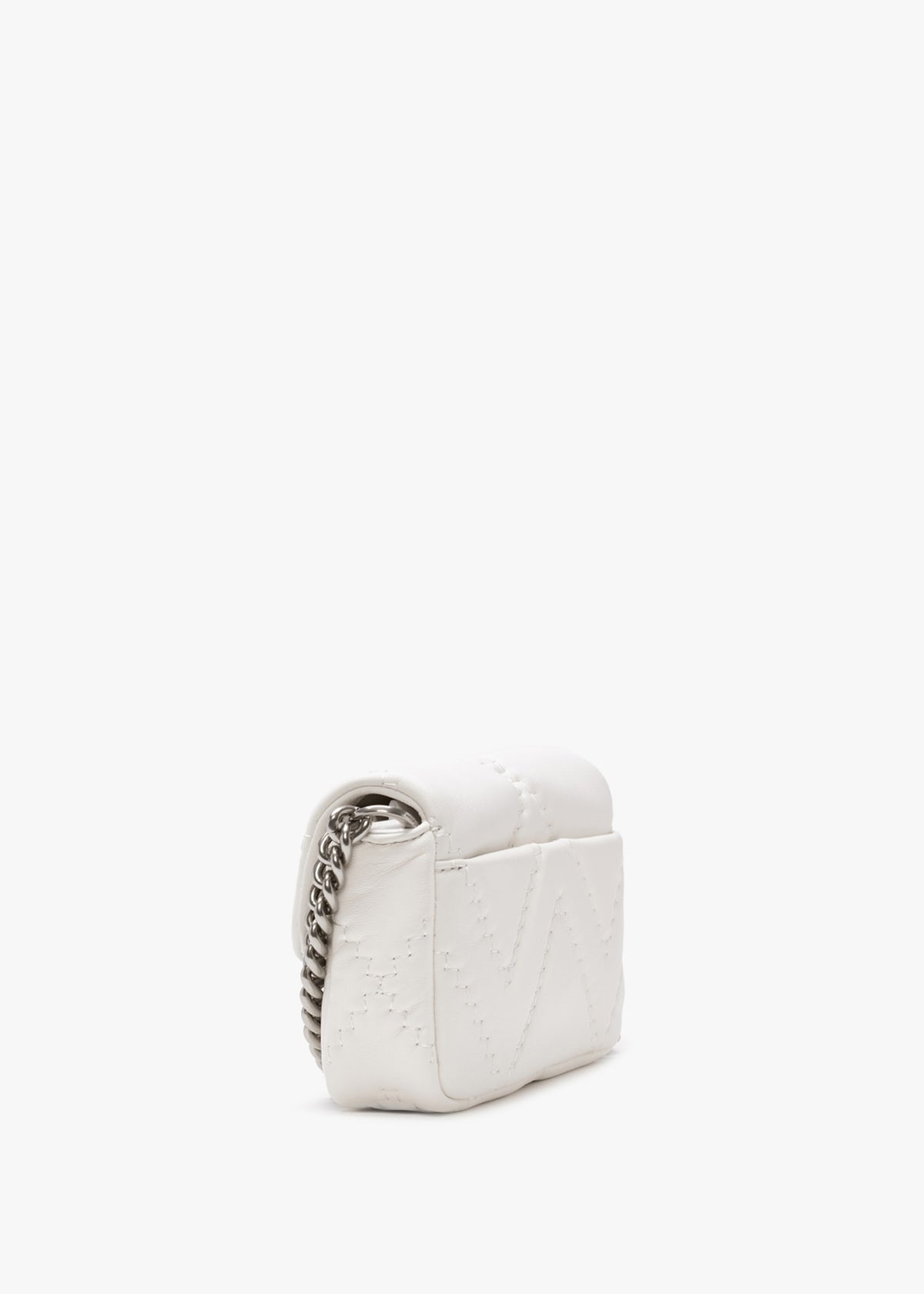 The Quilted Leather J Marc Mini Cotton Shoulder Bag