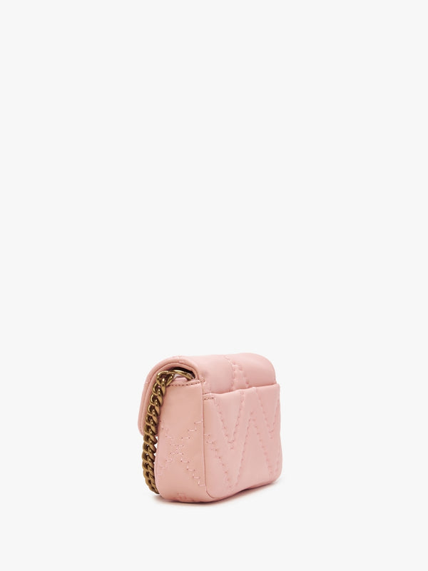 The Quilted Leather J Marc Mini Rose Shoulder Bag