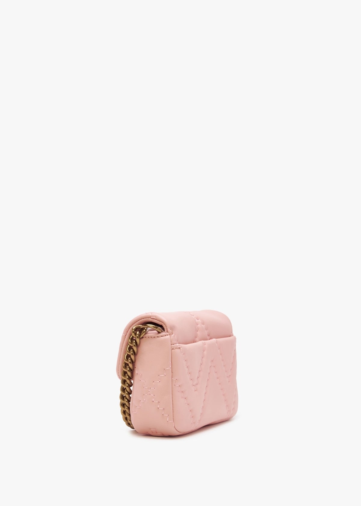The Quilted Leather J Marc Mini Rose Shoulder Bag
