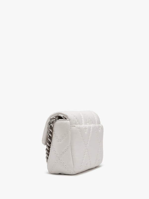 The Quilted Leather J Marc Cotton Shoulder Bag