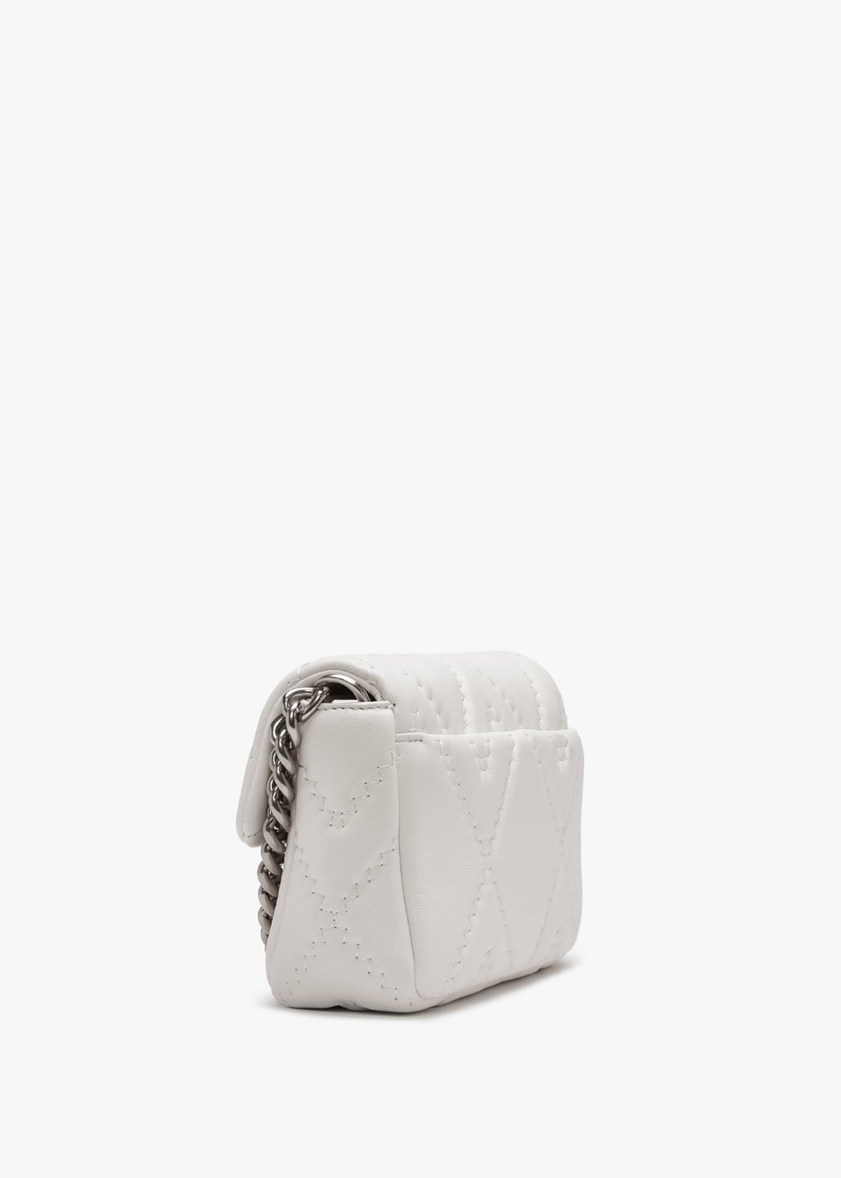 The Quilted Leather J Marc Cotton Shoulder Bag