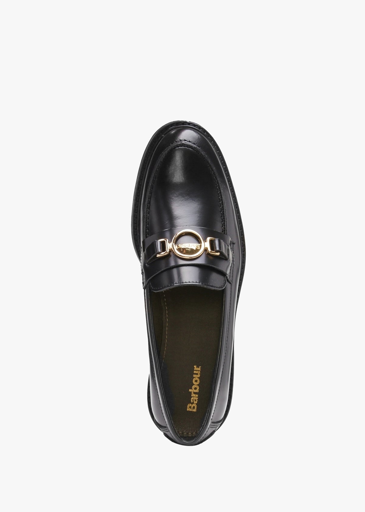 Barbury Black Leather Loafers