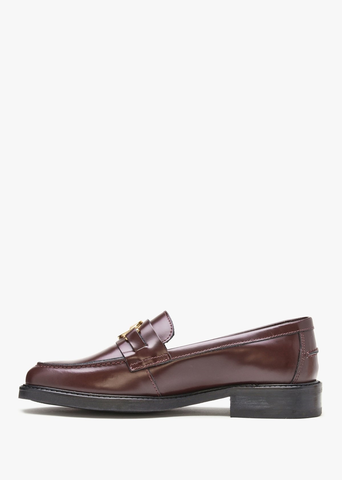 Barbury Bordeaux Leather Loafers