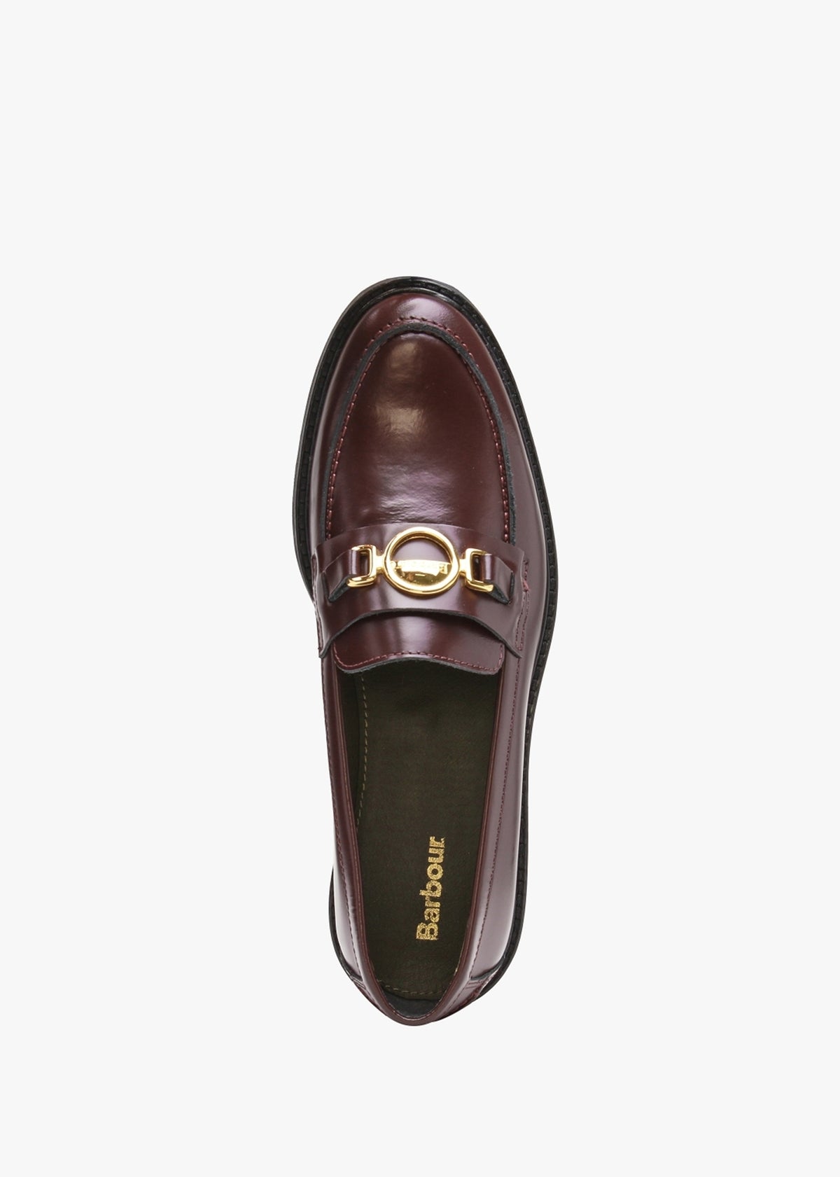Barbury Bordeaux Leather Loafers