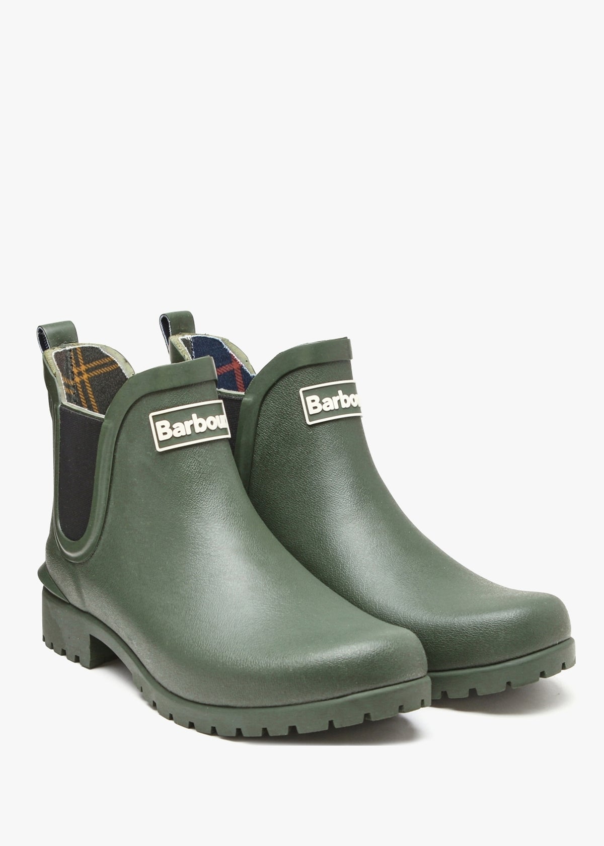 Wilton Olive Rubber Welly Boots