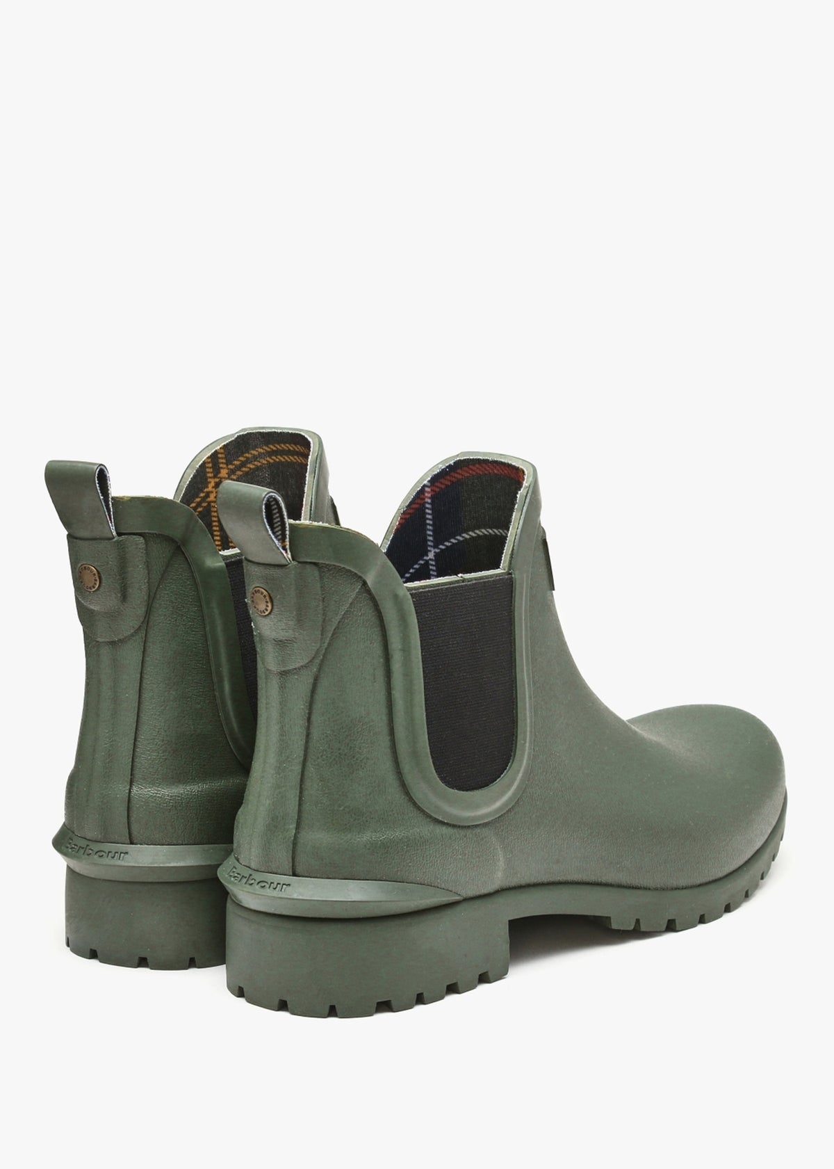 Wilton Olive Rubber Welly Boots
