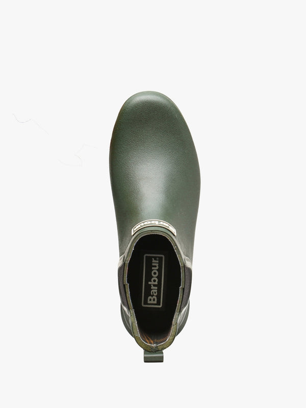 Wilton Olive Rubber Welly Boots
