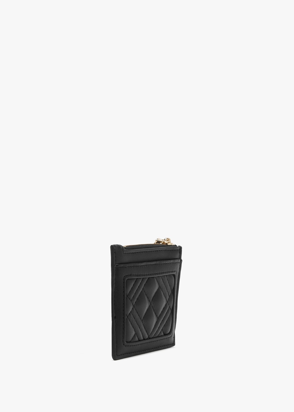 Diamond Quilt Nero Card Case