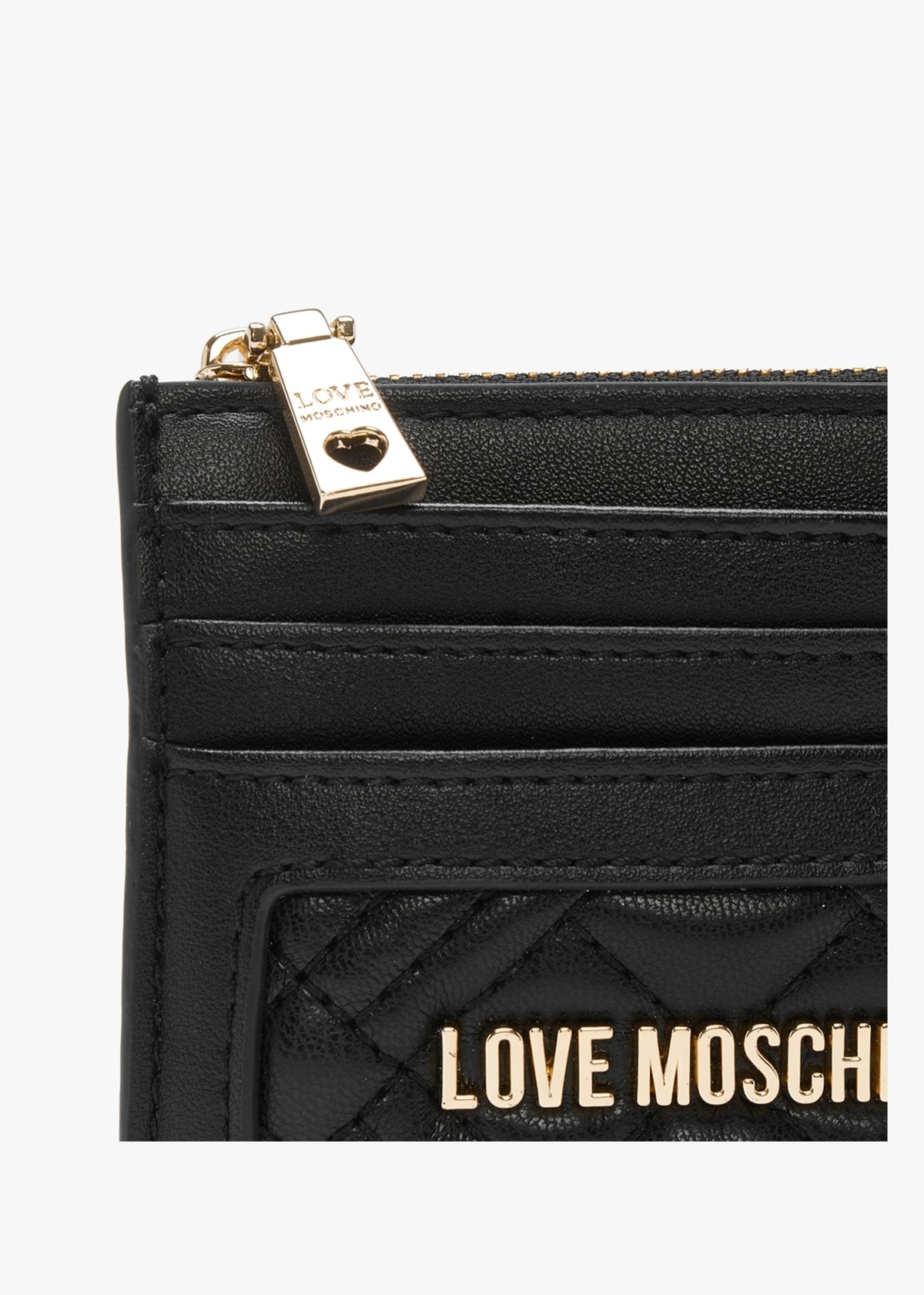 Diamond Quilt Nero Card Case