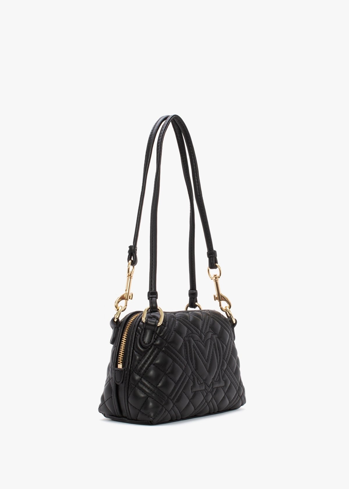 Small Diamond Quilt Black Grab Bag
