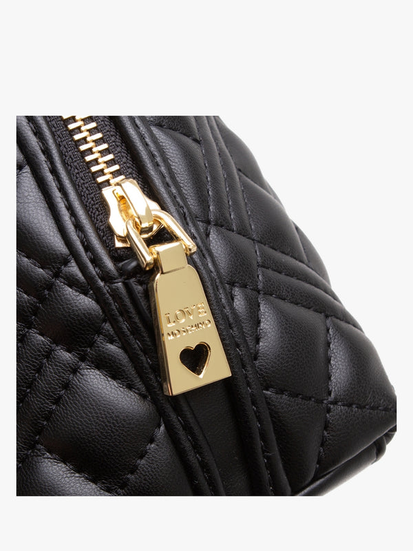 Small Diamond Quilt Black Grab Bag