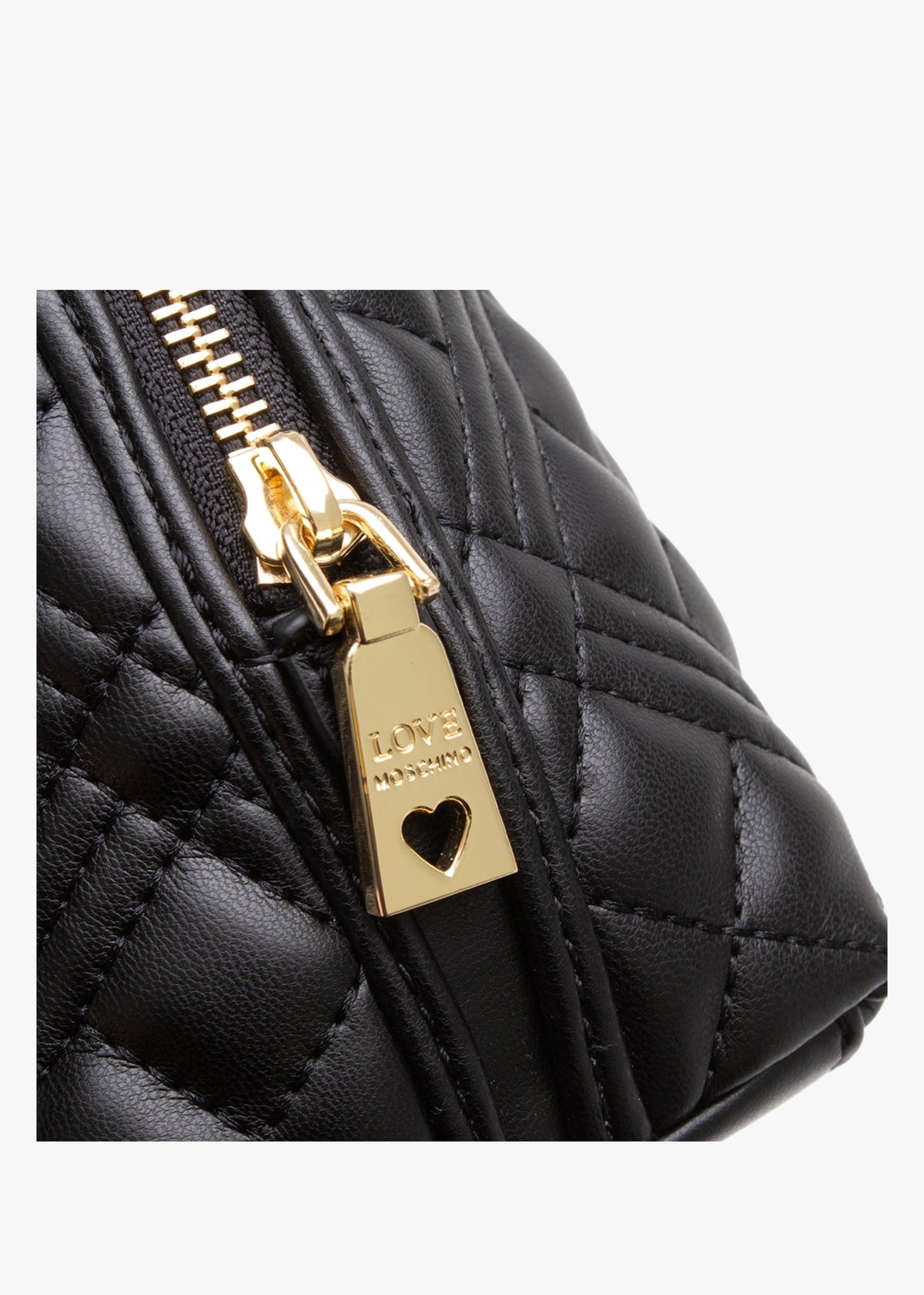 Small Diamond Quilt Black Grab Bag