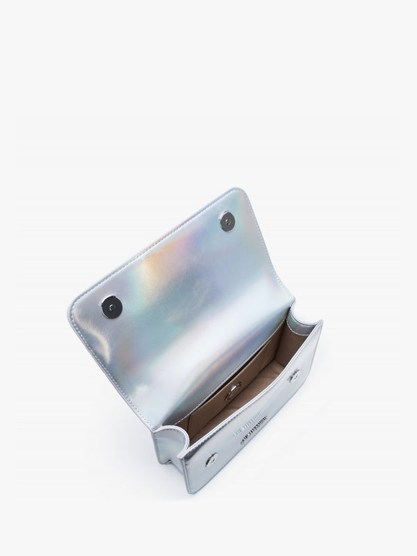 Diamond Rush Argento Holographic Shoulder Bag