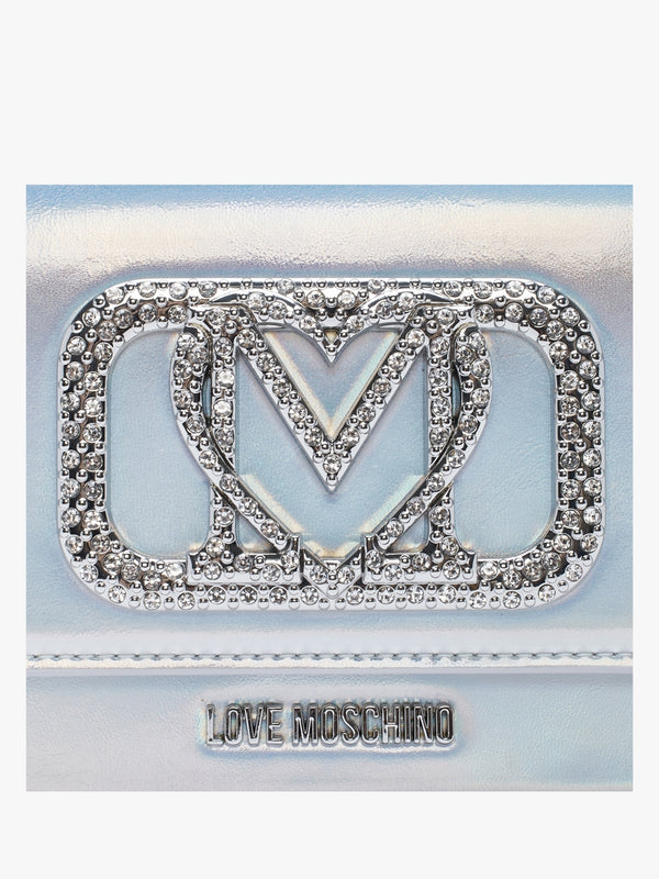 Diamond Rush Argento Holographic Shoulder Bag