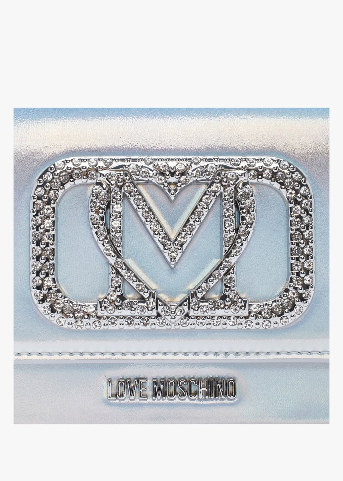 Diamond Rush Argento Holographic Shoulder Bag