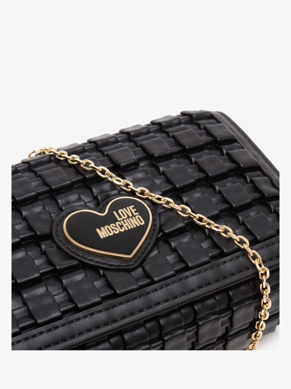 Square Quilt Nero Shoulder Bag