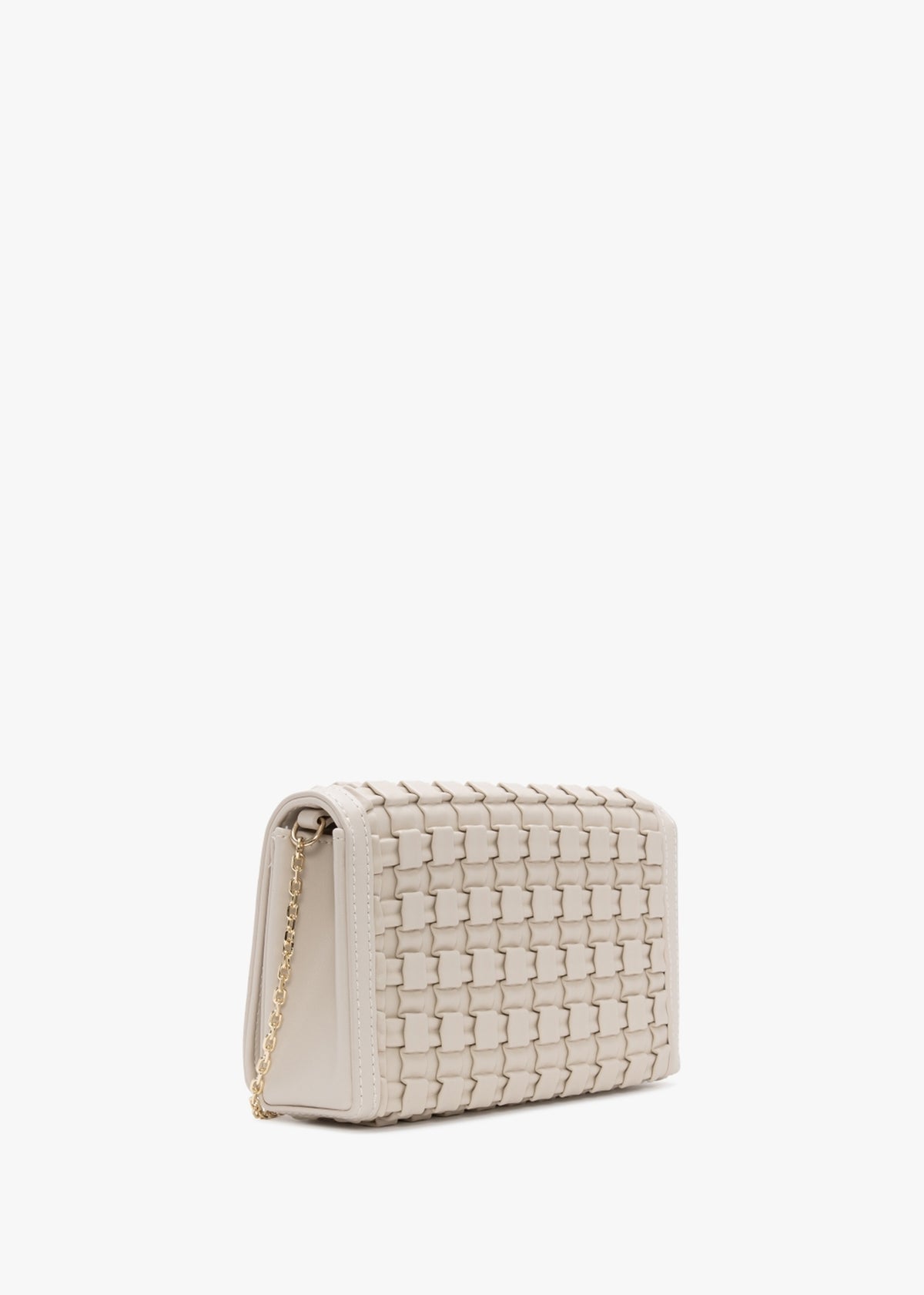 Square Quilt Avorio Shoulder Bag