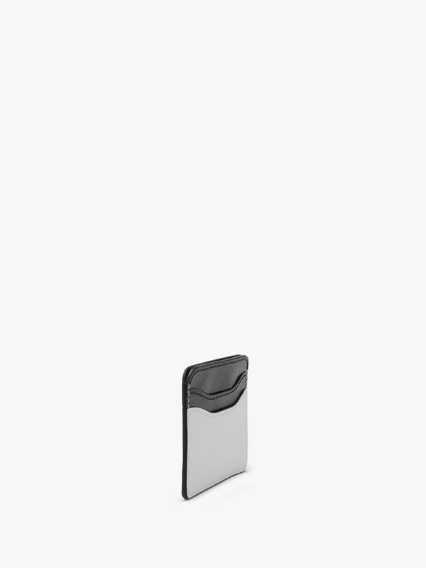 The Snapshot Black & White Leather Card Case