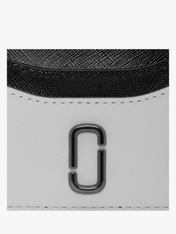 The Snapshot Black & White Leather Card Case
