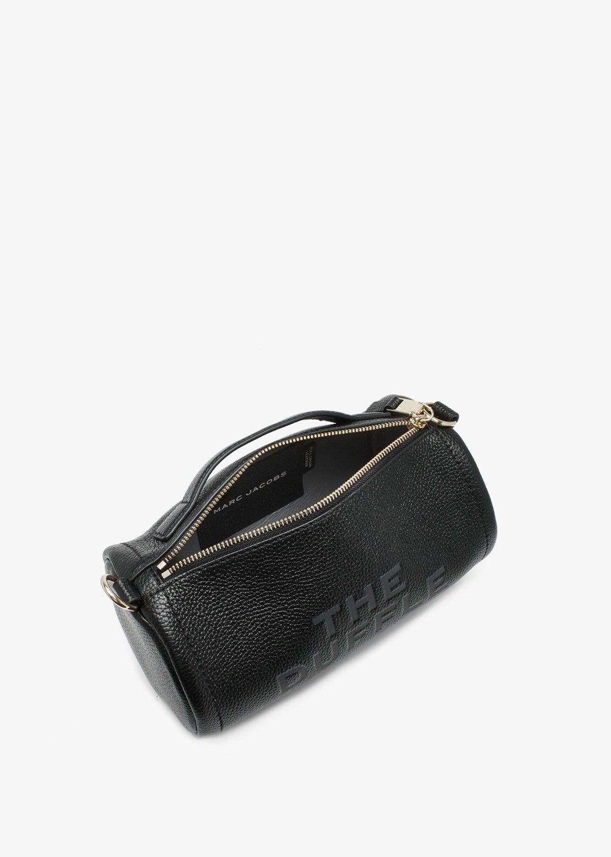 The Leather Black Duffle Bag