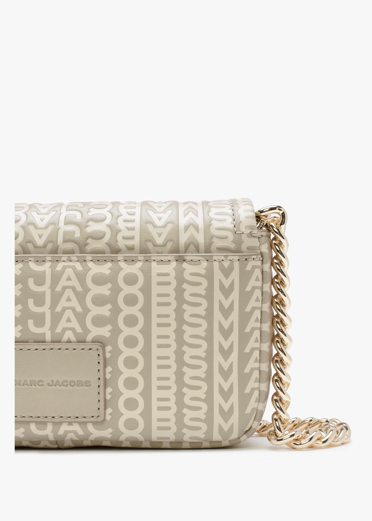 The Monogram Leather J Marc Mini Khaki Shoulder Bag