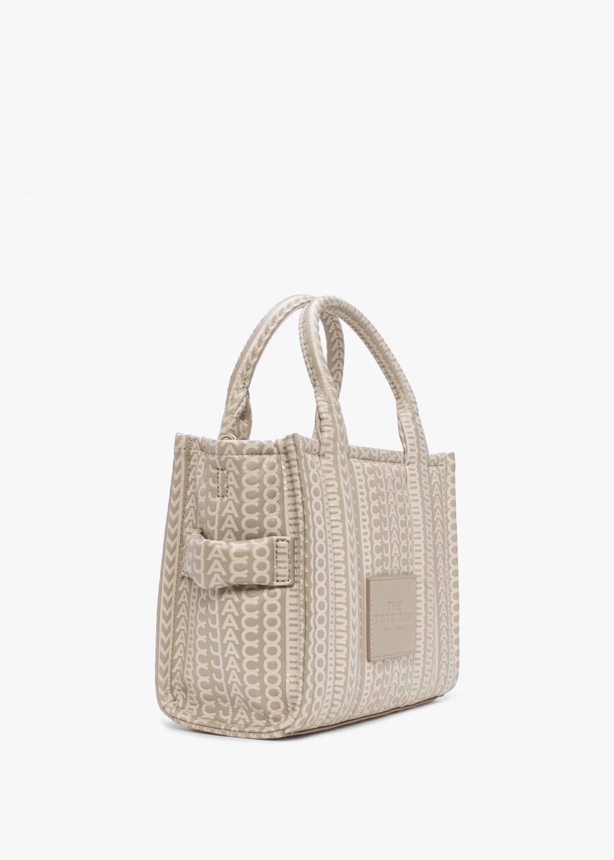 The Monogram Leather Mini Khaki Tote Bag