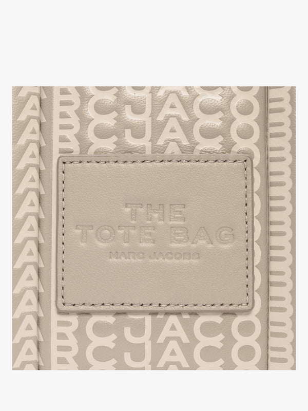 The Monogram Leather Mini Khaki Tote Bag
