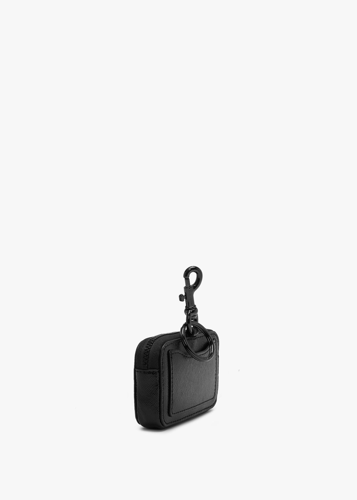 The Nano Charm Black Leather Purse