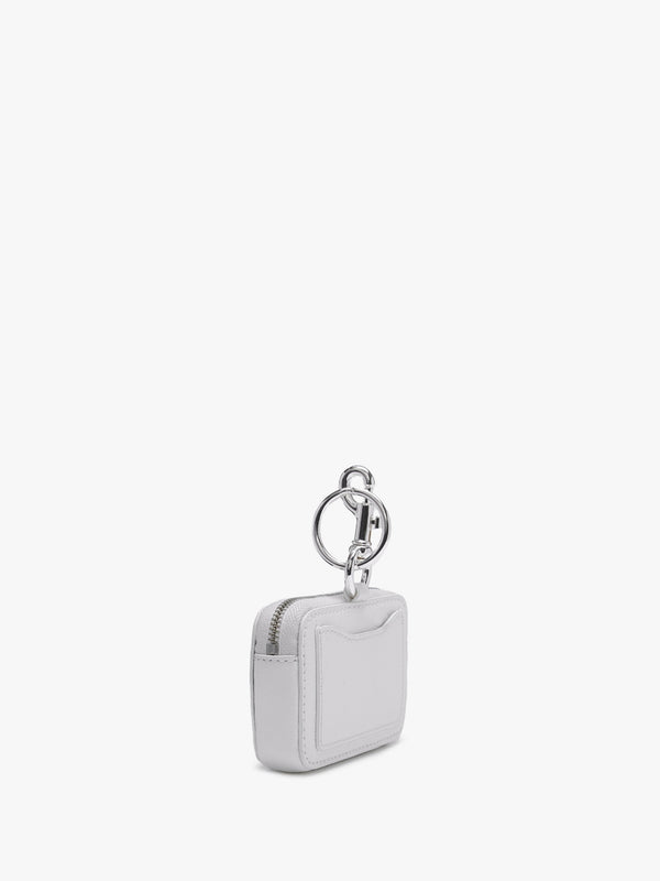 The Nano Charm White Leather Purse