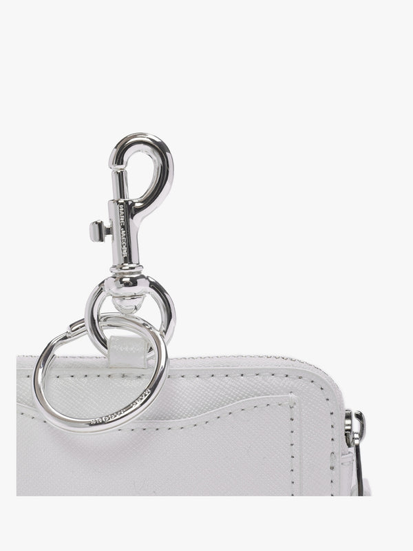 The Nano Charm White Leather Purse