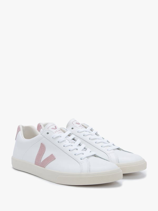 Esplar Logo Leather Extra White Babe Trainers