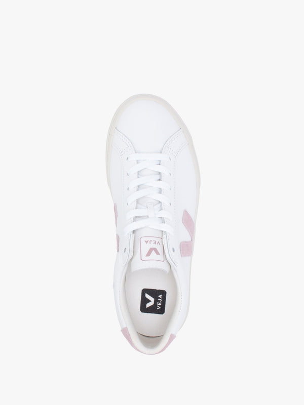 Esplar Logo Leather Extra White Babe Trainers