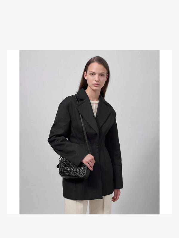 Liza Black Cross-Body Bag