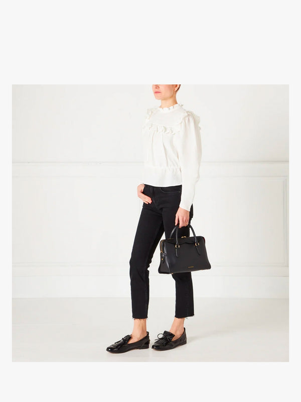 Medium Dylan Black Leather Doctors Bag