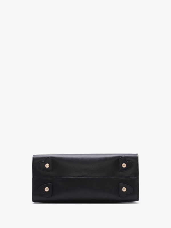 Medium Dylan Black Leather Doctors Bag